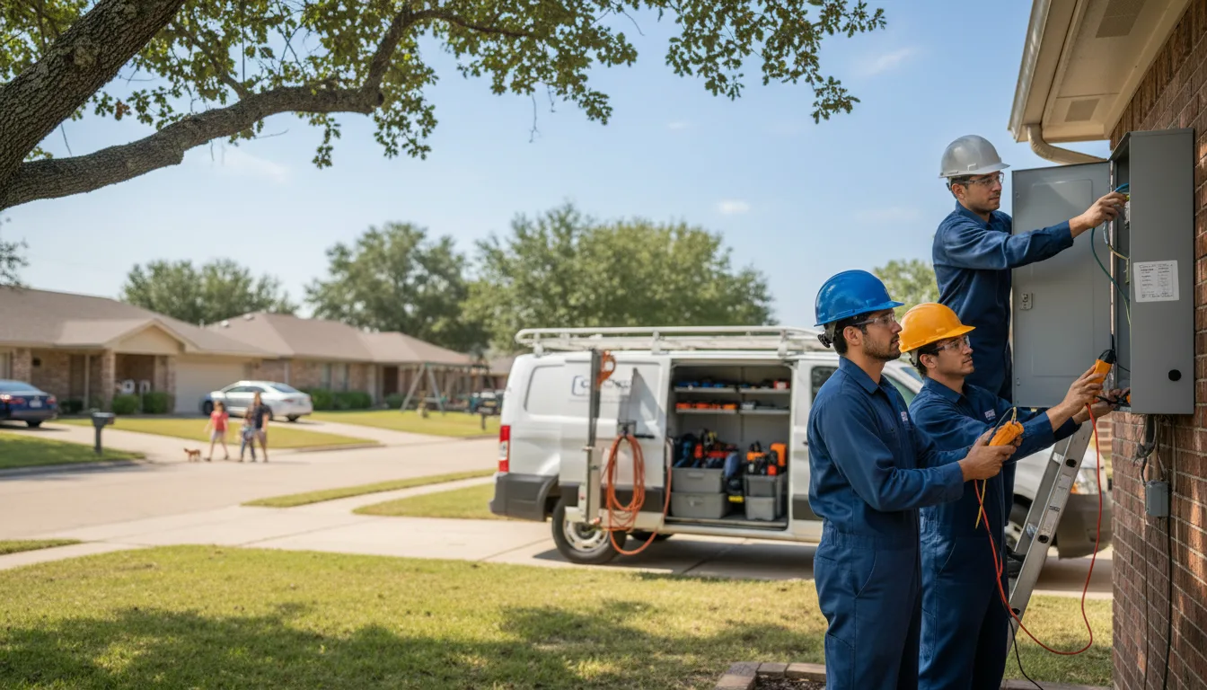 Certified electrician providing emergency electrical services in Hillsboro, GA